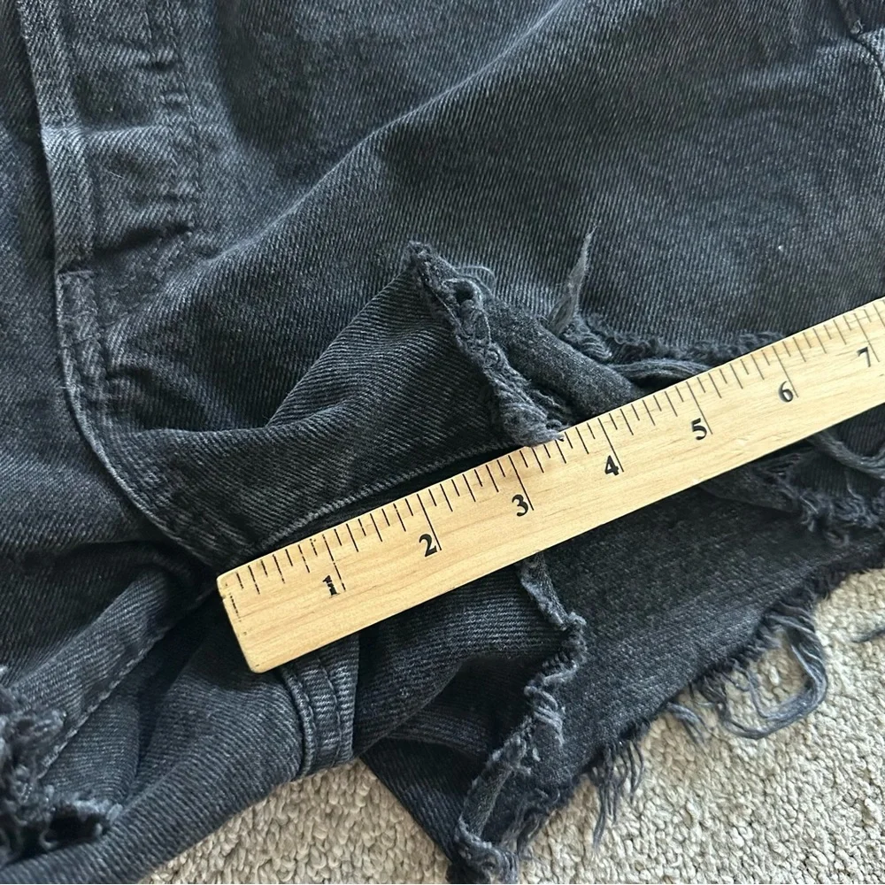 RE/DONE 50s‎ Cutoff Shorts High Waist in Black Size 26